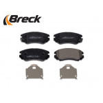BRECK Bremsbelagsatz, Scheibenbremse